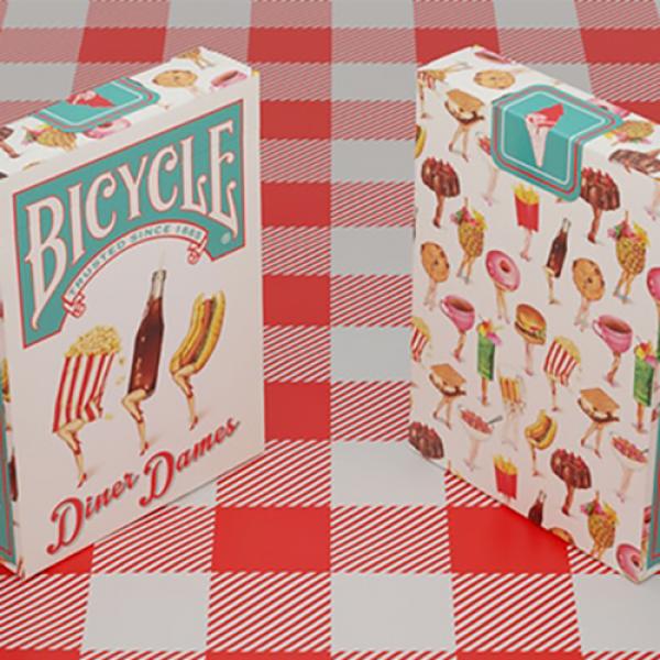 Bicycle Diner Dames Playing Cards by Kelly Gillera...
