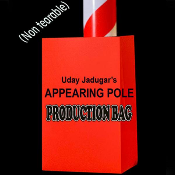 APPEARING POLE BAG RED (Gimmicked / No Tear) by Ud...
