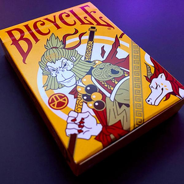 Bicycle Wukong Rebellion (Yellow) Playing Cards