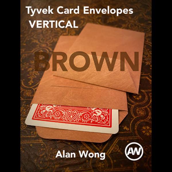 Tyvek VERTICAL Envelopes BROWN (10 pk.) by Alan Wong
