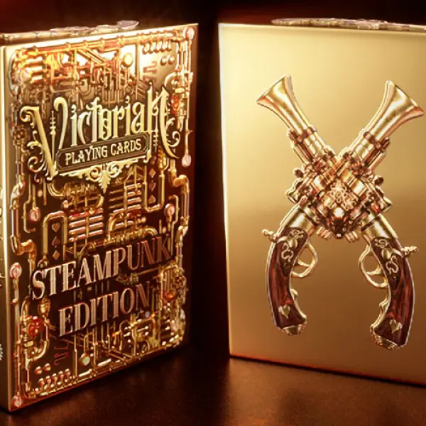 Victorian Steampunk (Gold) Playing Cards