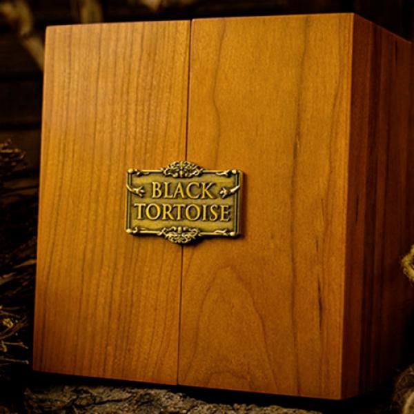 Black Tortoise Deluxe Wooden Box Set by Ark Playing Cards
