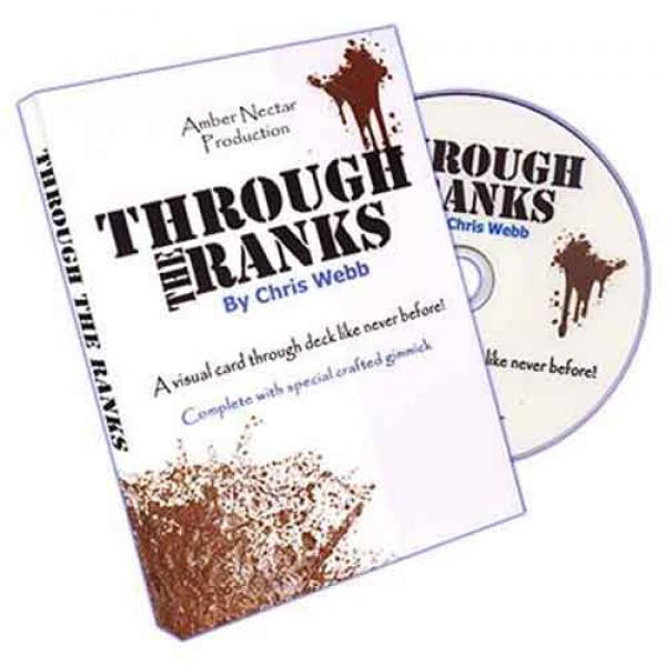 Through The Ranks (Blue) by Chris Webb - DVD and Gimmick