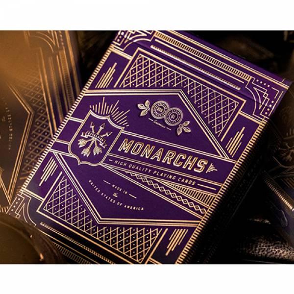 Invisible Deck Monarchs  Playing Cards (Purple) by Theory11