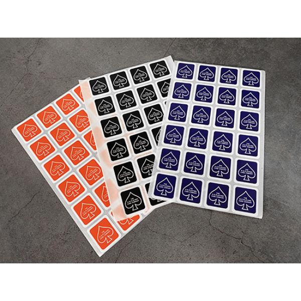 U.S.P.C.C. Deck Stickers (24 SEALS) - Blue
