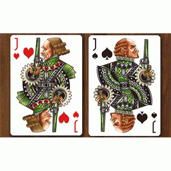 Avant-Garde United Cardists 2017 Playing Cards by Edgy Brothers (Green)