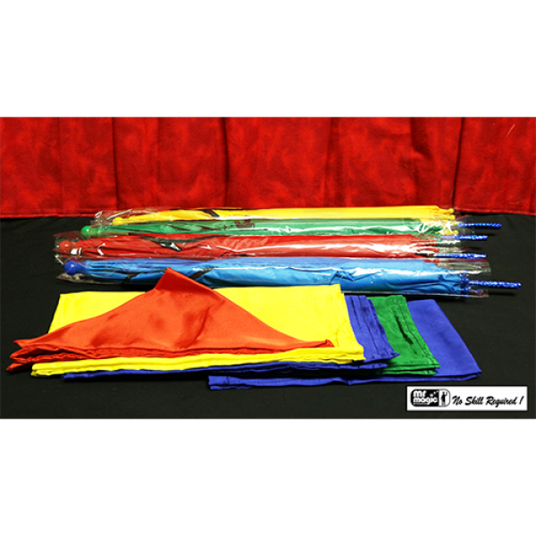 Umbrellas from Handkerchief by Mr. Magic