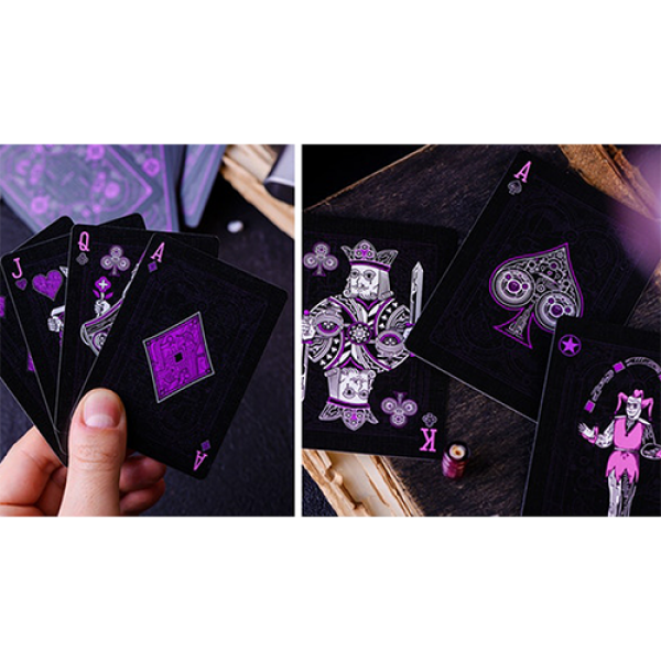 Cyberpunk Purple by Elephant Playing Cards