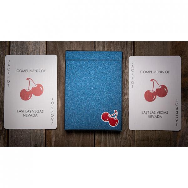 Cherry Casino House Deck Playing Cards (Tahoe Blue) by Pure Imagination Projects