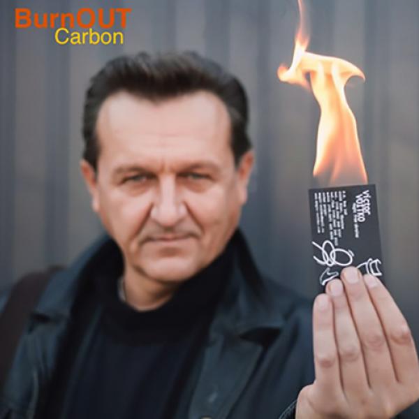 BURNOUT 2.0 CARBON BLACK by Victor Voitko (Gimmick and Online Instructions)