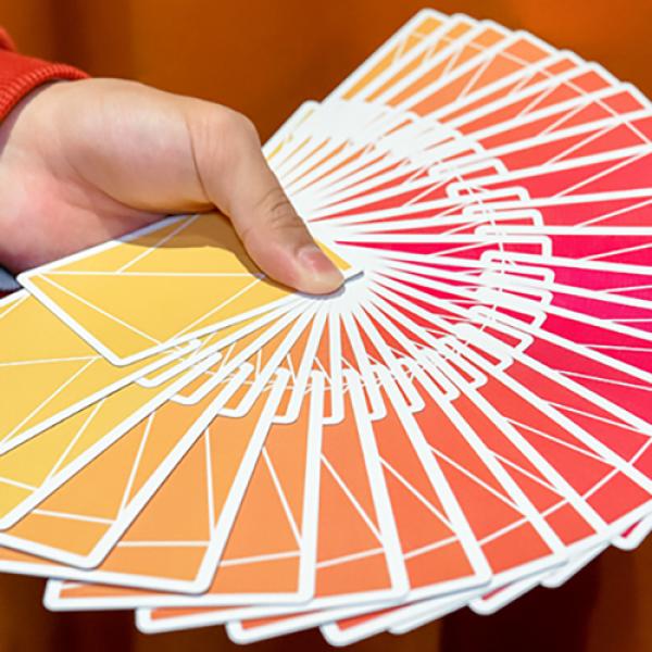 Flexible Gradients Orange Playing Cards by TCC