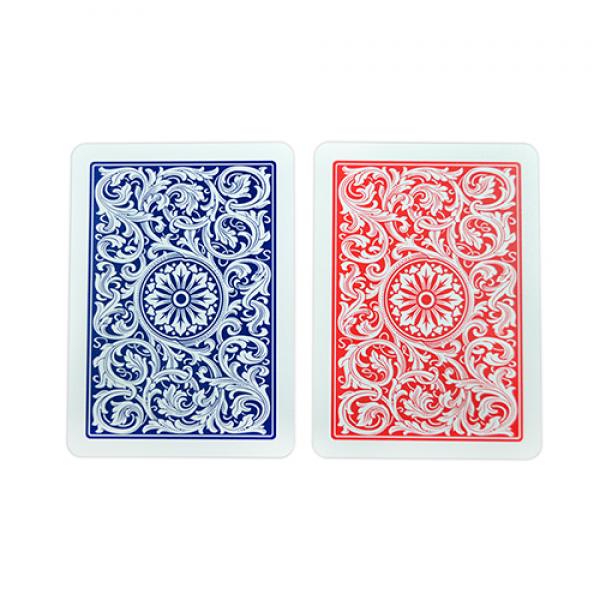 Copag 1546 Plastic Playing Cards Regular Index Red and Blue Double-Deck Set