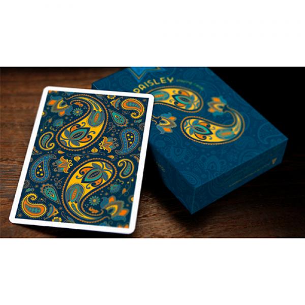 Paisley Blue Playing Cards by by Dutch Card House Company