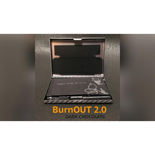 BURNOUT 2.0 CARBON DARK CHOCOLATE by Victor Voitko (Gimmick and Online Instructions)