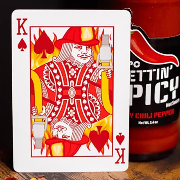 Gettin' Spicy - Chili Pepper Playing Cards by OPC