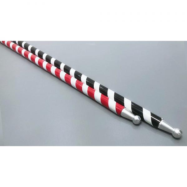 The Ultra Cane (Appearing / Metal) Black / White Stripe by Bond Lee