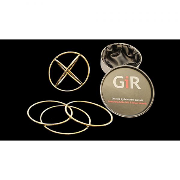 GIR Ring Set GOLD (Gimmick and Online Instructions) by Matthew Garrett