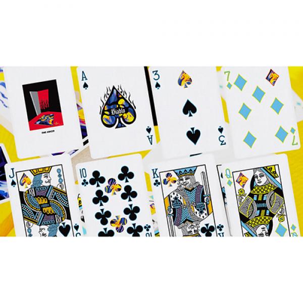 Ultra Diablo Blue Playing Cards by Gemini