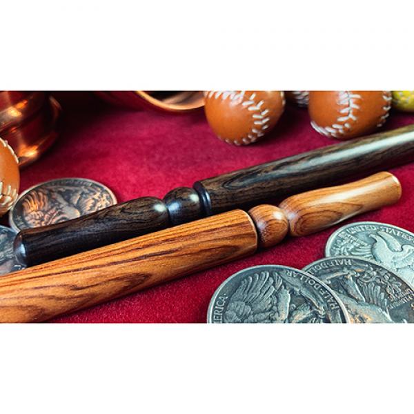 Wooden wand PRO (Bold Brown) by Harry He & Bacon Magic