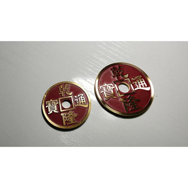 CHINESE COIN RED LARGE by N2G