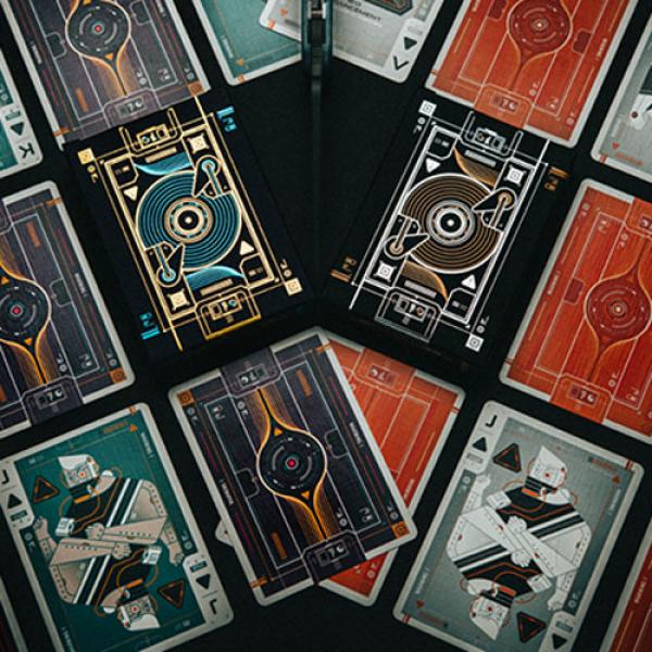 Gilded Cyberware (Neon) Playing Cards