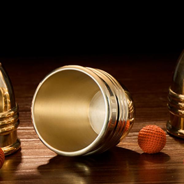 Cups and Balls Set (Brass) by Bluether Magic and Raphael