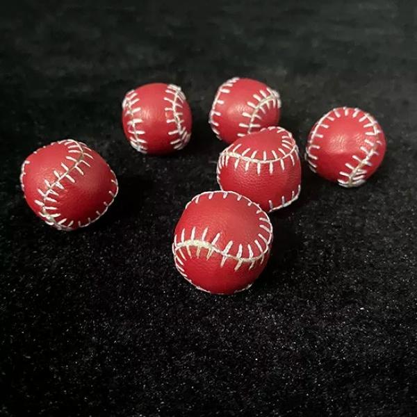 Leather Ball (Red, 0.87 inch)